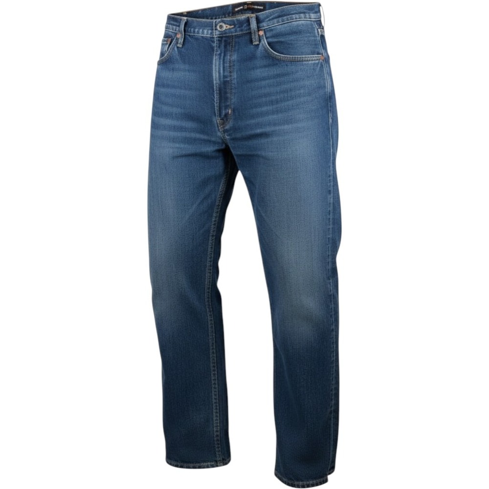 Wrangler Mens Flame Resistant Denim Jeans 46WX32L Blue Work Hot Shot Fire Safety
